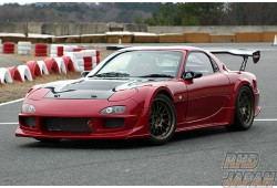 Aero Tech Rando Black Edition 4-Duct Bonnet Carbon - FD3S RX-7