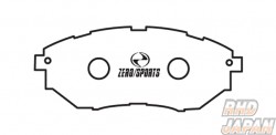 Zero Sports Brake Pad Set - Sports Front