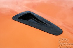 Zele Performance Carbon NACA Bonnet Duct Set Twill Weave - R35