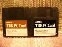 TDK PC Carf　Mac CCL（DF5600版）／Windows95用　設定ファイル（DF5600版）フロッピー2枚