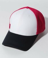 ベネトン UNITED COLORS OF BENETTON キャップ （赤白黒） Lサイズ 帽子 CAP 新品、未使用