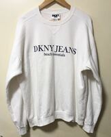 USA製 90’s DKNY JEANS プリントロゴスウェット ダナキャランニューヨーク ヴィンテージ 90年代 ワンサイズ Made in U.S.A