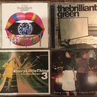 the brilliant greenとEvery Little ThingのCD4枚まとめて