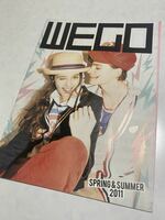 中古品 WEGO ウィゴー 小冊子 2011 spring&summer ファッションカタログ