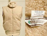 激レアVINTAGE 80S REI Co-Op Fleece Full Zip Vest Outdoor MADE IN USA