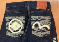 新品未使用品 ビームス別注 エヴィスジーンズ EVISU jeans　LOT2001 サイズ W30×L35　希少