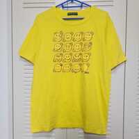 ★【古着】　半袖　Tシャツ　LLサイズ　24時間テレビ　黄色、イラスト入り