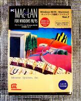 【5015】 PC MACLAN Windows 95/98用 PCマックラン Macintoshと(ファイル/プリンタ)共有 サーバ接続(AppleShare IP,Appleリモートアクセス)