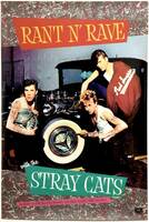 【ポスター】 STRAY CATS / RANT N' RAVE 1983 USA製 大判ポスター 91×61センチ ストレイキャッツ ロカビリー