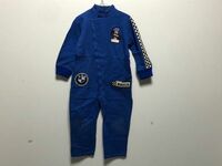 vintage Certified Kid Jumpsuit ヴィンテージ キッズ ジャンプスーツ BMW Pirelli 青 つなぎ 古着 USA Y-11-32