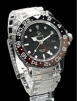 RELAX リラックス 王冠ロゴ 腕時計 GMT 赤/黒 赤針 セラミック製24H回転ベゼル 世田谷ベース 所ジョージ 新品