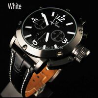 2●■新品－未使用■●腕時計(V6黒) クロノグラフ アンティーク 正規品モンブランロンジンエルジンスケルトンシルバーゴールド ウイナー