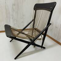 1950's オールドマルニ maruni ロープチェア ビンテージ 椅子 ソファ モダン 木工 インテリア 希少 デザイン家具 孔雀