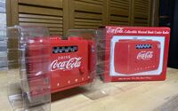 希少美品　コカコーラ　ラジオコインバンク　元箱付き　ほぼ未使用　Coca-Cola ラジオ