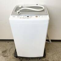 223＊中古品 高年式 2021年製 AQUA アクア 全自動洗濯機 AQW-GP70J 7.0kg GLASS TOP 動作確認済み＊