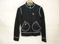 【YS-1】■シモネッタ simonetta　メンズ レディース 長袖シャツ　ブラック系　サイズ：L／１７０　綿８０％／レーヨン２０％