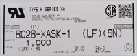 JST B02B-XASK-1 2.5mmXAベーストップ型　1、000個ーーBOX212