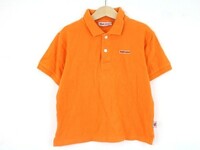 ヴァン ミニ 半袖ポロシャツ シャツ トップス 男の子用 120サイズ オレンジ キッズ 子供服 VAN MINI