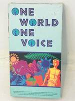 【レア VHS】Various(Afrika Bambaataa,Sting,Gabriel,etc)／One World One Voice 紙箱パッケージ