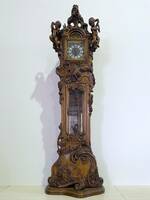 イタリア製　LE ORE　ホールクロック　天使　エンジェル　豪華装飾　重錘式　振り子時計　柱時計　ディスプレイ　インテリア