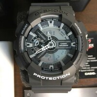 CASIO【カシオ】 G-SHOCK ジーショック HYPERCOLORS (ga-110c-1a）新品 グレー Grey MODEL NO.ga110c-1a 未使用品 メンズ腕時計 並行輸入品
