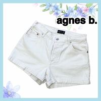 agnes b. アニエスベー ショートパンツ ホワイト