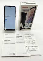 SAMSUNG サムスン ドコモ Galaxy A20 SC-02M スマートフォン ブラック 箱 ドコモ判定〇　⑧