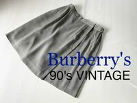 90年代 VINTAGE BURBERRY キュロットスカート 90's ビンテージ Burberry's オールド バーバリー グレー サイズ15 スカート ボトムス