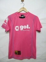 gol ゴル プラクティス Tシャツ ゲームシャツ PP 桃 b14986