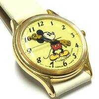 【レトロ・電池＆ベルト交換済み】 セイコー LORUS ミッキーマウス 腕時計