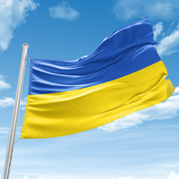 新品 ウクライナ 国旗 フラッグ 90cmx150cm イベント お店 集会 デモ グループ 活動 ベランダ 窓
