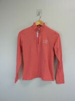 中古 ゴルフウェア CUTTER&BUCK(カッター＆バック) ハーフジップアップシャツ ピンク レディース M
