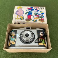 初期　Disney ディズニーランド　ディズニーカメラ　昭和　ビックリカメラ 昔のおもちゃ　ミッキー　ドナルド