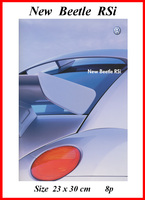 極美品コレクション向き☆生産中止モデル☆2001年,VW New Beetle RSiカタログ ☆ 全国限定45台, R32,GTi pirelli,Edition35,販売店印無