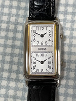 Guess　dual time, 日本製クオーツ