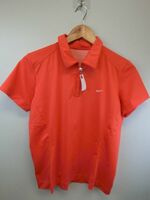 【感謝セール】NIKE GOLF(ナイキゴルフ) ハーフジップアップシャツ オレンジ レディース L ゴルフウェア 1909-0250 中古