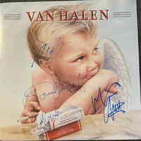 ヴァン・ヘイレン 直筆サイン入りレコード LP Van Halen デヴィッド・リー エディ・ヴァン・ヘイレン マイケル・アンソニー アレックス