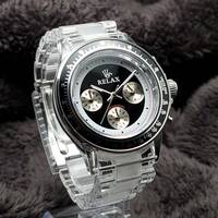 RELAX リラックス 王冠ロゴ D5 ヴィンテージ腕時計 世界で最も人気のポール・ニューマン腕時計 黒文字盤 世田谷ベース 所ジョージ