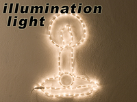 イルミネーションライト チューブ キャンドル イルミネーション クリスマス モチーフライト ライト 照明 イベント照明 チューブ