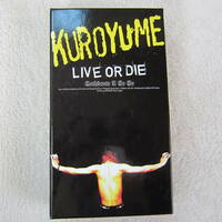 VHSテープ　黒夢　「KUROYUME　LIVE OR DIE　Corkscrew A Go Go」 　