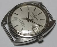 ULYSSE NARDIN クロノメーター36000 自動巻き 腕時計 銀文字盤SSユリスナルダン紳士用メンズ稼働品ジャンク[ハイビート/アンティーク1960's