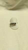 シルバーリング フリーサイズ 23号 Silver 925 唐草紋様 ネパール 指輪