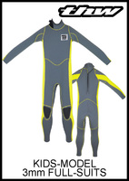 3㎜フルスーツ/子供用ウェットスーツ☆95-150ｃｍ対応【thw wetsuits】最新ストレッチ素材　1　キッズウェットスーツ/サンセットサーフ