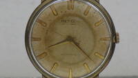 稼働品 HERODIA 17JEWELS ANTIMAGNETIC GP18K 20MC 手巻き時計