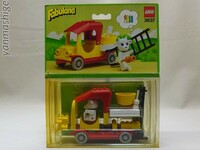 新品83年製 LEGO Fabuland 3637 ヤギのガートルードとペンキ屋トラック Gertrude Goat with Painter's Truck ファビュランド レゴ