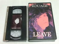 ROUAGE LEAVE CD未発売曲「LEAVE」収録 VHSビデオ under the rose/erasure /cry for the moon/LEAVE (未CD化曲)