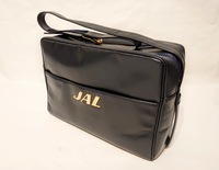 【美品】JAL CA 6代目 スチュワーデスのショルダーバッグ バッグ 日本航空 客室乗務員 制服のバッグ　銀座かねまつ