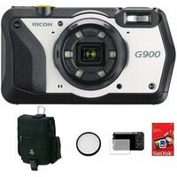 リコー RICOH G900 デジタルカメラ 通常モデル（LOGOSヒップカーゴ・SDHCメモリーカード16G・液晶保護フィルム・レンズ保護フィルタ付き）