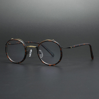 新品復旧円形小さいフレーム眼鏡 メガネフレーム 合金素材 ファッション カラー選択可YJ58