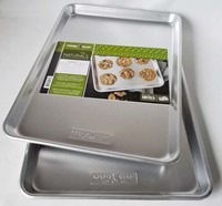 Nordic Ware ノルディックウェア アメリカ製 新品 クッキーベーキングシートパン/アルミトレイ/天板 2枚セット